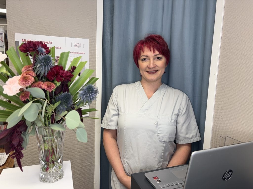 Tatjana, Koulutettu hieroja, jalkojenhoidon AT, jalkaterapeutti AMK, Vodder-lymfaterapeutti